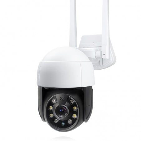 Tuya 5.0MP wasserdichte Mini-WLAN-Kamera, kompatibel mit Alexa Google