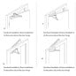 Adjustable Hydraulic Door Closer with 90° Stop for Doors