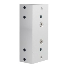 Aluminum body of the electromagnet, rear view with mounting holes