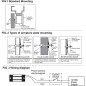 12-24V Fail Safe Electromagnetic Door Lock with Access Control Plate