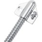 Prensaestopas flexible de acero inoxidable para puertas y control de acceso.