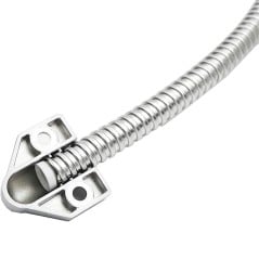 Inside of the door cable gland head with stainless steel flexible hose coupling