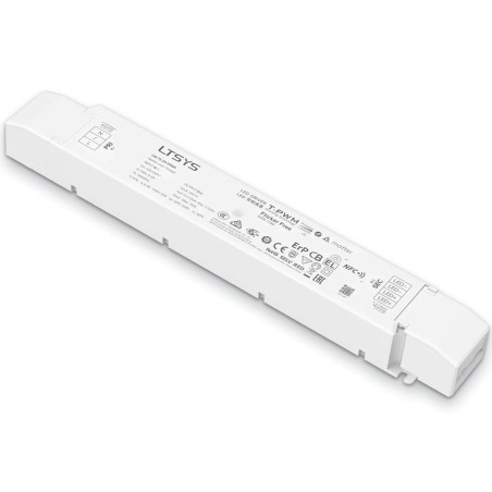 Driver LED inteligente Matter over Thread 24V 75W con NFC para tiras LED monocolor y CCT