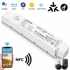 Driver LED Matter con NFC per strisce a colore singolo: Google Home, Alexa, Siri, HomeKit e SmartThings