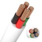 Multicore Cable with Sheath for RGB LED Strips 4 Pin 22 AWG