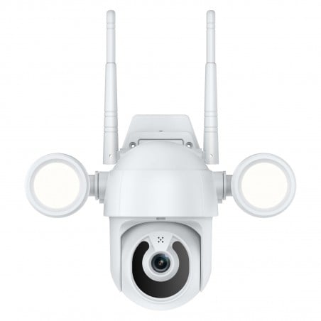 Tuya Telecamera di Sicurezza WiFi PTZ Doppia Luce 5.0MP Amazon e alexa