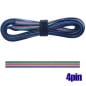 4-pins RGB LED-stripkabel 22 AWG 0,34 mm²