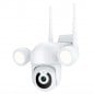 Caméra de sécurité PTZ WiFi double lumière Tuya 5.0MP Caméra de sécurité PTZ WiFi double lumière Tuya 5.0MP