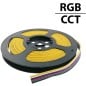 6-pins 22 AWG 0,34 mm² RGB+CCT LED-stripkabel