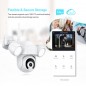 Caméra de sécurité PTZ WiFi double lumière Tuya 5.0MP Caméra de sécurité PTZ WiFi double lumière Tuya 5.0MP