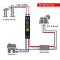 Disjoncteur Tuya WiFi 1-63A sur rail DIN avec mesure bidirectionnelle de la consommation et de la dispersion