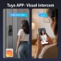 Tuya Serratura WiFi per Esterni con Riconoscimento Facciale 3D, Doppia Impronta e Videocitofono