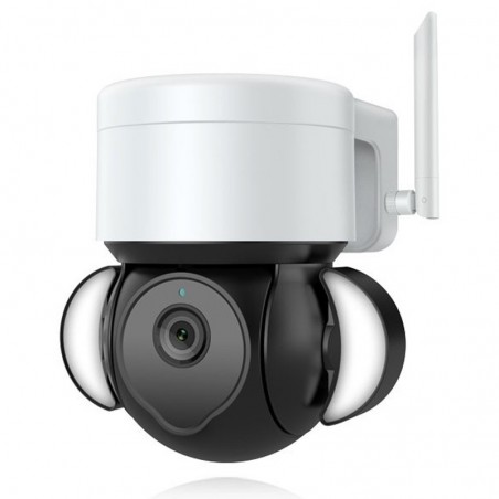 Caméra de sécurité intelligente Tuya avec LED compatible Alexa Google