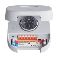 Open irrigation controller: terminals for 12 zones, common, 24 V AC input, pump and rain sensor