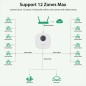Tuya Centralina Irrigazione Smart WiFi e Bluetooth a 12 Zone con Comando Pompa e Sensore Pioggia