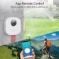Unidad de control de riego inteligente Tuya de 12 zonas con WiFi y Bluetooth, control de bomba y sensor de lluvia.