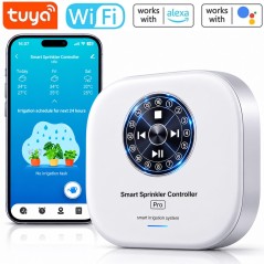 Centralina per irrigazione Tuya con meteo e programma delle prossime 24 ore nell'app, con Alexa e Google Home