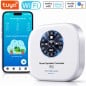 Unidad de control de riego inteligente Tuya de 12 zonas con WiFi y Bluetooth, control de bomba y sensor de lluvia.