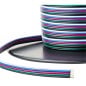 5-poliges RGBW-LED-Streifenkabel 22 AWG 0,34 mm²