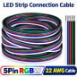 5-pins RGBW LED-stripkabel 22 AWG 0,34 mm²