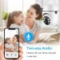 Tuya Telecamera con Lampadina Panoramica Wi-Fi 2.0MP
