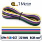 Cavo per Strisce LED RGB+CCT 6 Pin 22 AWG 0,34 mm²