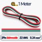3 Pin Addressable LED Strip Cable 22 AWG 0.34 mm²