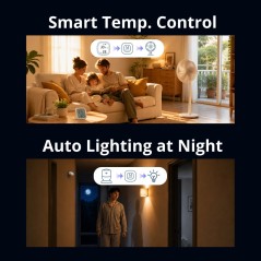 Automatizaciones con Bridge Max: control de la temperatura y luces que se encienden solas por la noche