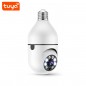 Caméra d'ampoule panoramique Wi-Fi Tuya 3.0MP