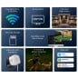 Caméra de fenêtre intelligente Sonoff CAM GlassView CAM-S3W Wi-Fi 2K double bande sans perçage