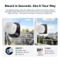 Cámara de ventana inteligente Sonoff CAM GlassView CAM-S3W Wi-Fi 2K de doble banda sin necesidad de taladrar