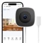 Sonoff CAM GlassView CAM-S3W slimme wifi-raamcamera met 2K-resolutie en dubbele band, installeren zonder boren.