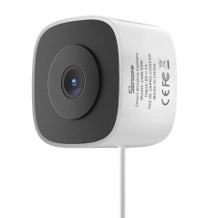 Sonoff CAM GlassView CAM-S3W Cámara inteligente para ventanas Wi-Fi 2K de doble banda sin perforaciones Alexa
