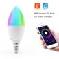 Ampoule LED Tuya Smart Candlelight RGBCW WiFi