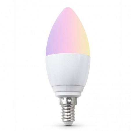 Tuya Smart LED Ampoule E14 Candlelight 5W Smart WiFi RGBCW