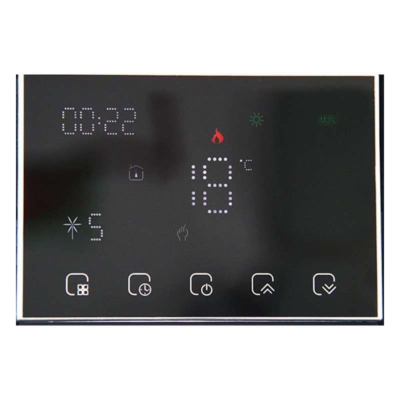 Termostato de batería Beca WiFi BHT-8000RF-GCW Termostato de batería Beca WiFi BHT-8000RF-GCW