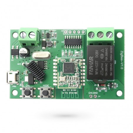 Tuya Smart Zigbee 1-kanaalsmodule compatibel met Alexa en Google