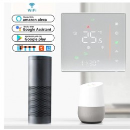 Beca BHT-006GCLW Thermostat WiFi Multifonction pour Contrôle de Chaudière