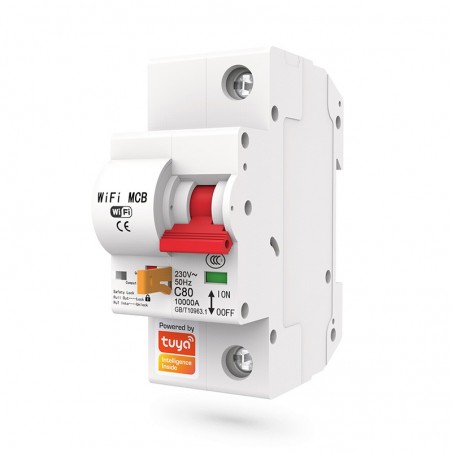 Tuya Smart Automatische WiFi Smart-schakelaar 40A