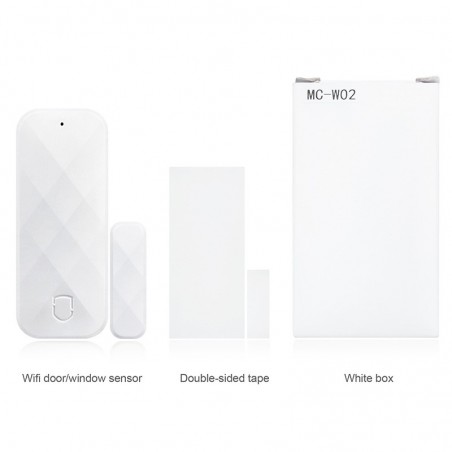 Capteur de porte et de fenêtre Tuya Smart WiFi deux en un