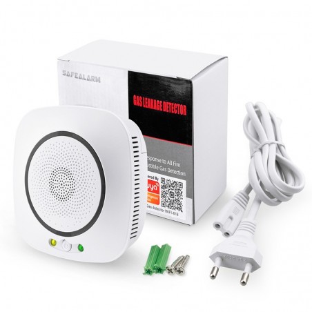 Tuya Smart WiFi-methaangasdetector met sirene