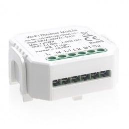 Tuya 2-Channel Dimmer Module WiFi Dimmable Switch para luces