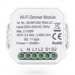 Tuya 2-Kanal-WLAN-Dimmermodul