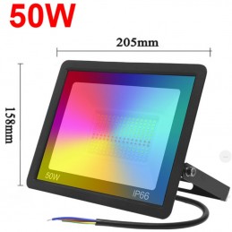 Tuya Smart WiFi RGBCW Impermeable 30W Foco LED para exteriores