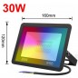 Projecteur LED d'extérieur Tuya 30W Smart WiFi RGBCW Projecteur LED d'extérieur Tuya 30W Smart WiFi RGBCW