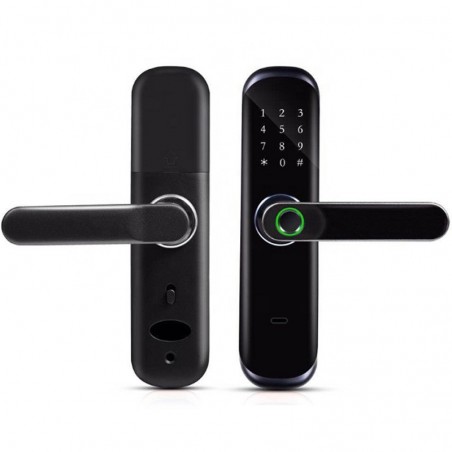 Cerradura electrónica Tuya Smart WiFi con huella digital 5 en 1