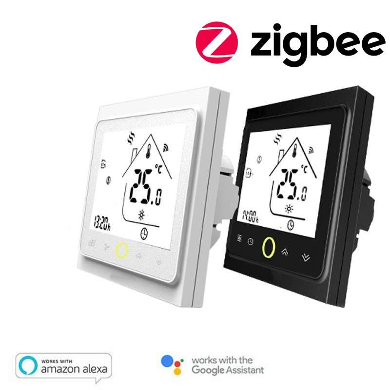 Termostato de ambiente ZigBee Beca BAC-002 - Compatible con Alexa Google