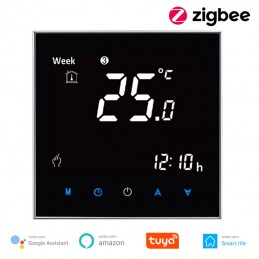 Thermostat ZigBee pour plancher chauffant ou radiateur électrique  compatible Tuya SmartLife, Lidl Home et Jeedom