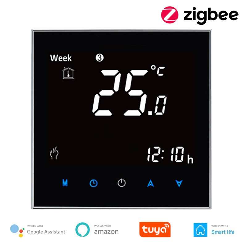 Thermostat Tuya / Smart Life - chauffage par le sol, blanc