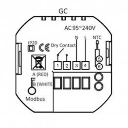 Termostato ZigBee para Caldera Beca BHT-002GCLZB Compatible con Alexa Google